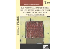 Livro Personalidad Jurídica De Los Entes Morales Y de Pasquale Fiore (Português)