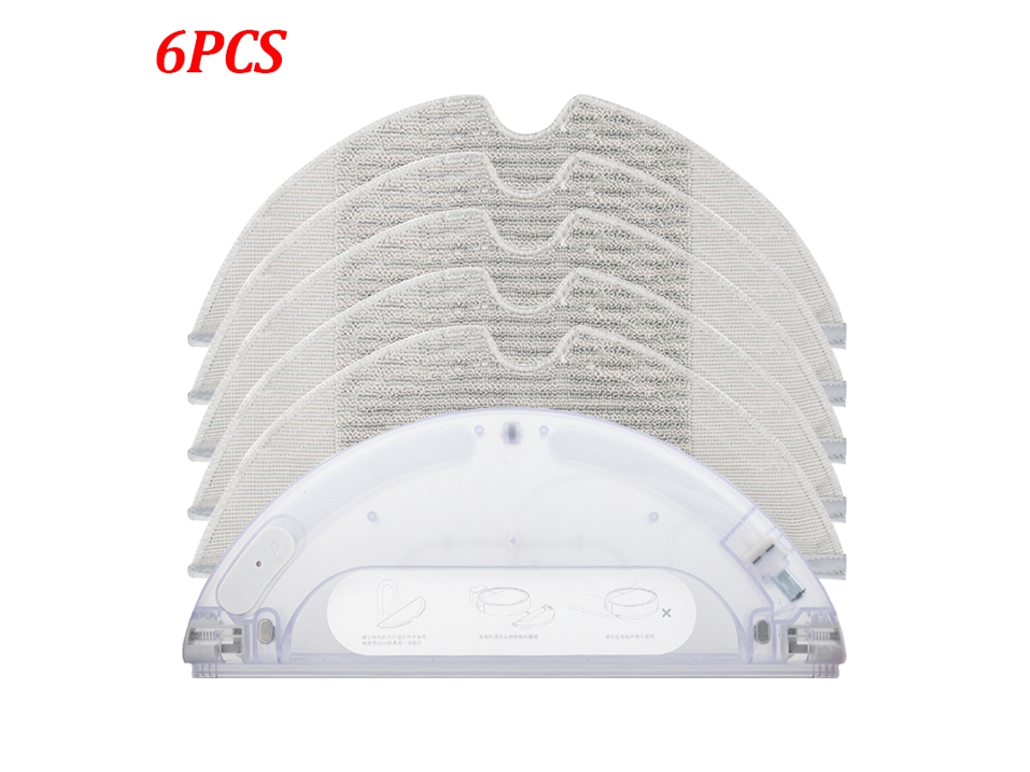 Hepa filtro escova mop pano tanque de água substituição para xiaomi para mijia 1c 1t stytj01zhm robô aspirador peças