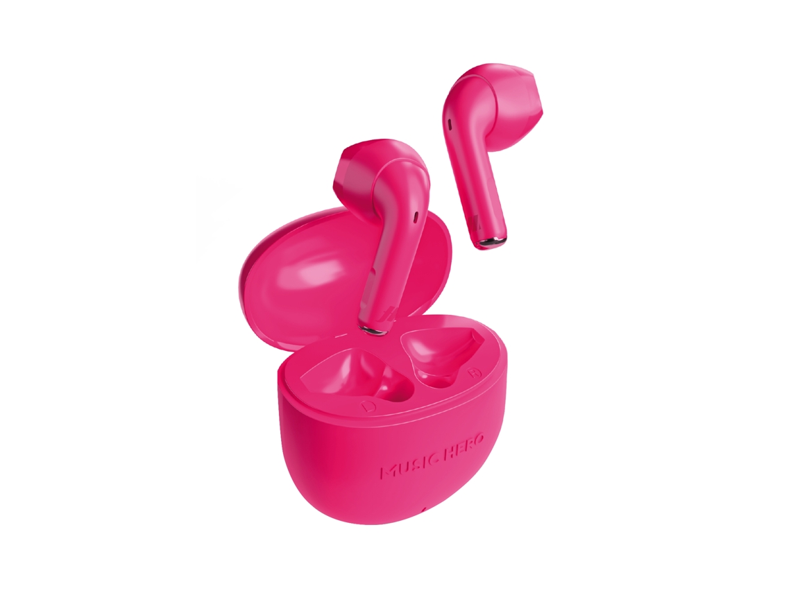 Auriculares SBS Music Hero (In Ear - Microfone - Rosa)
