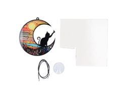 Primerox captador de Luz em Memória de Gato Vitral Acrílico Colorido para Janela Tyu400