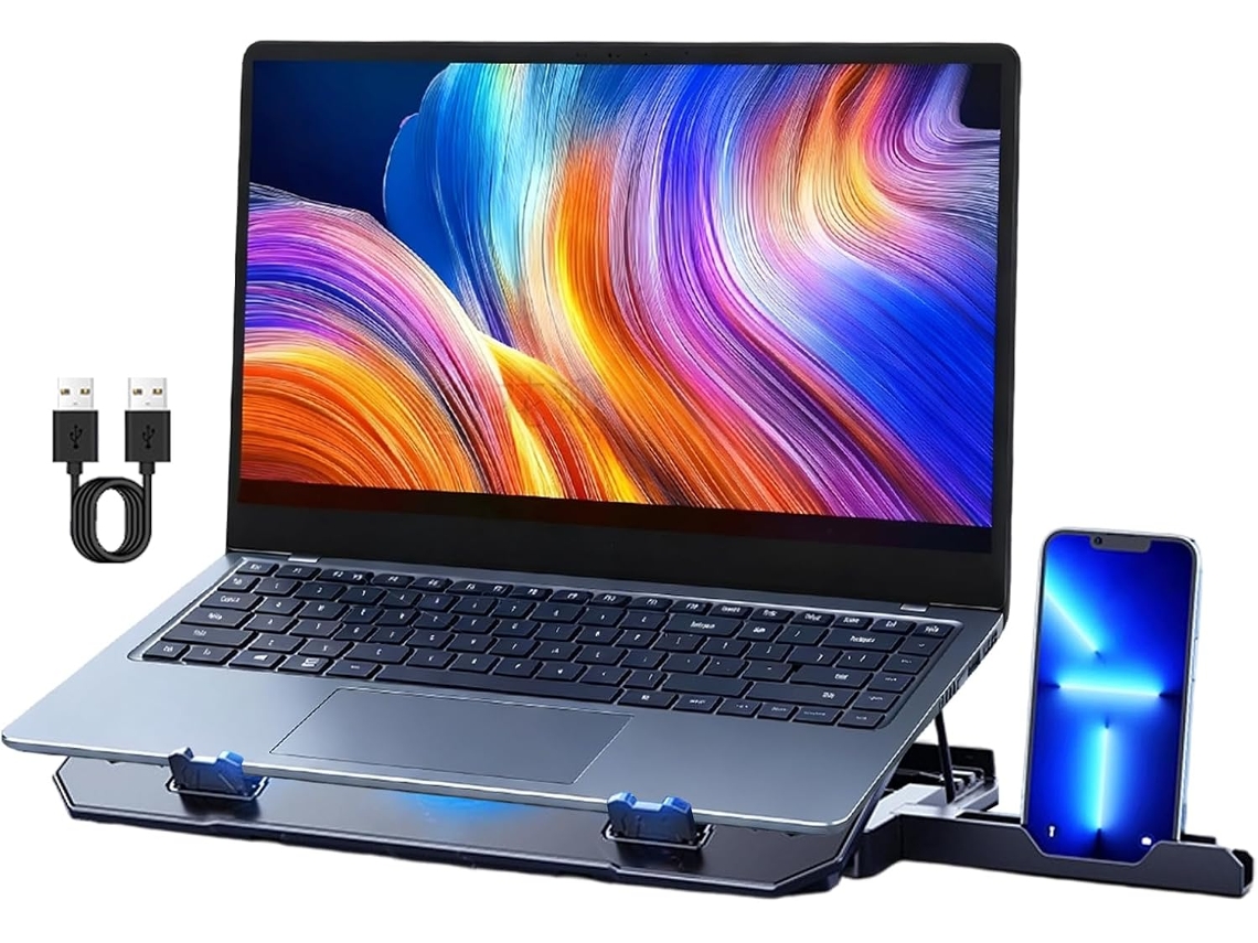 Base De Resfriamento Ajustável Para Laptop