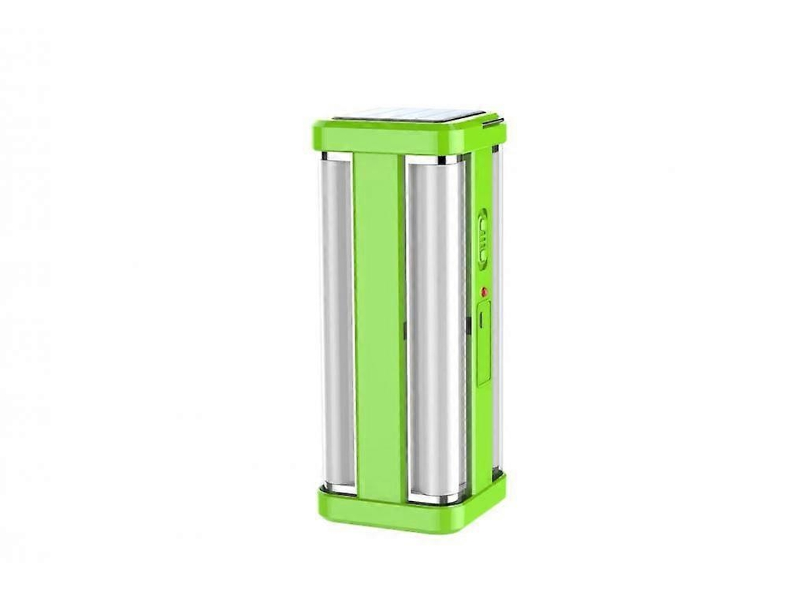 Lanterna Led Recarregável Para Acampamento, Luz Solar Para Acampamento, Banco De Energia De Alta Capacidade Olysi Shop (verde)