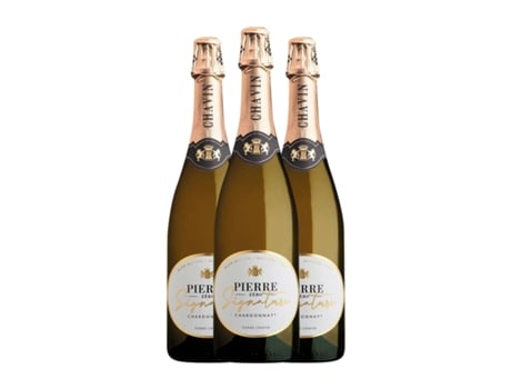 Espumante PIERRE CHAVIN Zéro Signature Sparkling Chardonnay Sem Álcool (0.75 L - 3 Unidades)