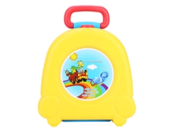 Mali vaso Sanitário Portátil para Crianças Treinamento Travel Carry Seat Amarelo Pp Seguro