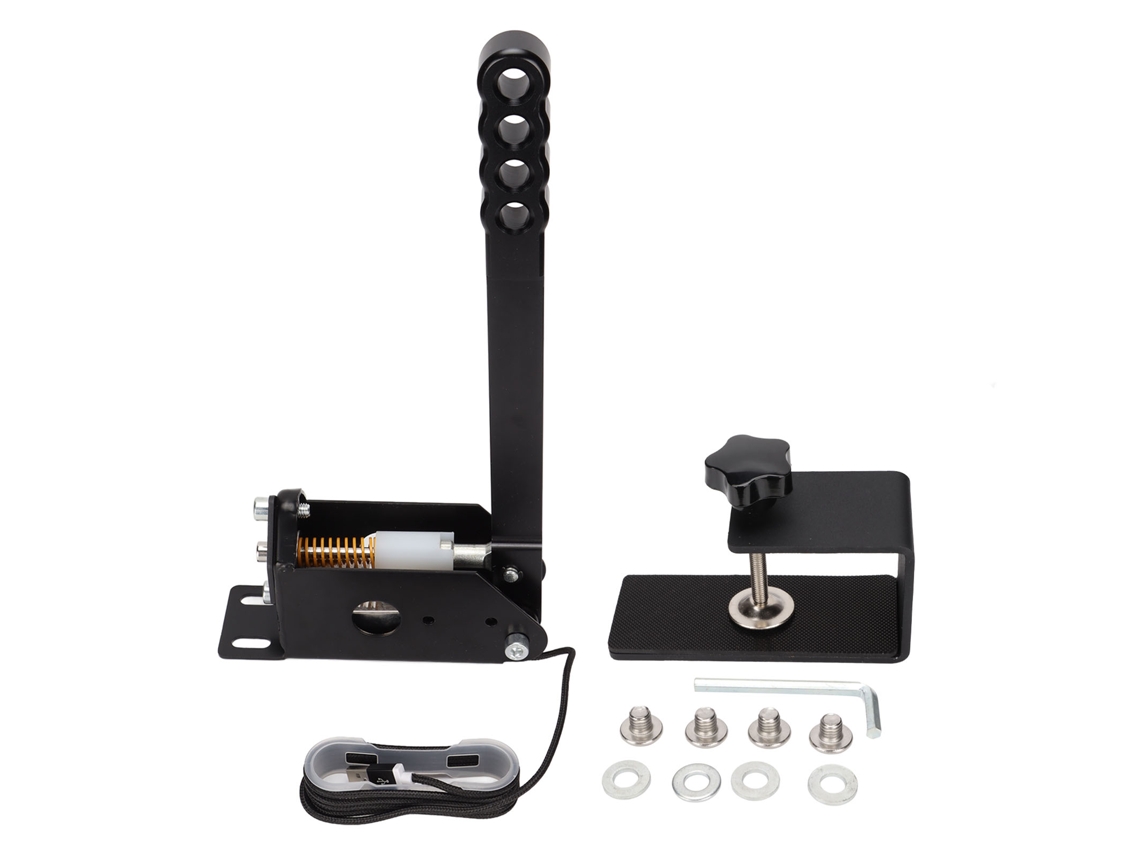 Freio De Mão Usb De 64 Bits Com Sensor Hall Para Pc E Braçadeira Para Jogos De Corrida G25 G27 G29 T500 Sim Slowmoose