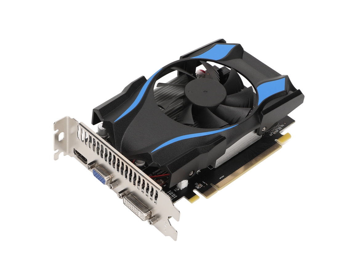Placa De Vídeo Gamer Hd7670 Com 1gb Ddr5 Pcie X16 Para Desktop Com Grande Cooler