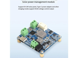 Módulo De Gerenciamento De Energia 3 Baterias Caixa Mppt Com Suporte Para Painel Solar De 6 V 24 V Aquaforge