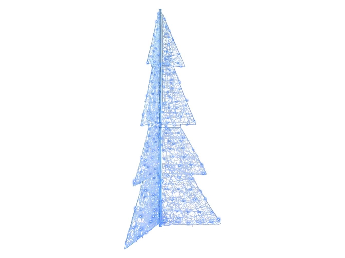 Conjunto 1 Decoração De Árvore De Natal Vidaxl Azul Acrílico (180 Cm)