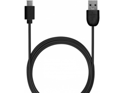 Cabo de Dados PURO (USB-C - USB A - 1 m - Preto)