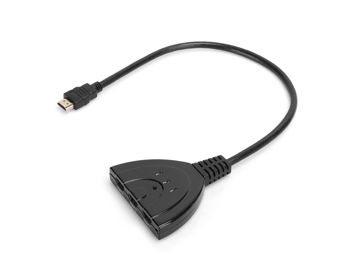 Mudança e Divisor Hdmi 3 em 1 LAXISCREED 1080p 3d