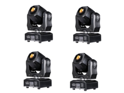 Mini Cabeça Móvel Led, 8 Gobos, 8 Opções De Cores, Plugue Eu