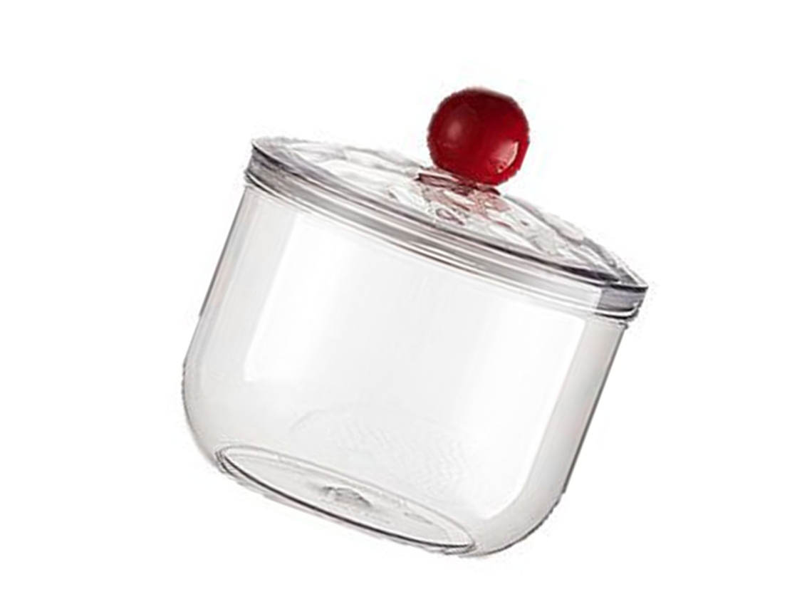 Recipiente Hermético, Em Plástico, 900 Ml, Transparente, Para Organização Doméstica Na Cozinha E Bancada