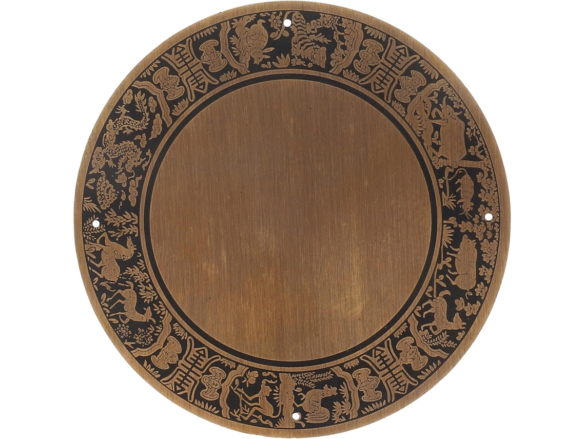 Painel Frontal Para Mesa De Console Villcase Em Latão Com O Signo Do Zodíaco Chinês, Estilo Vintage, Para Armário De