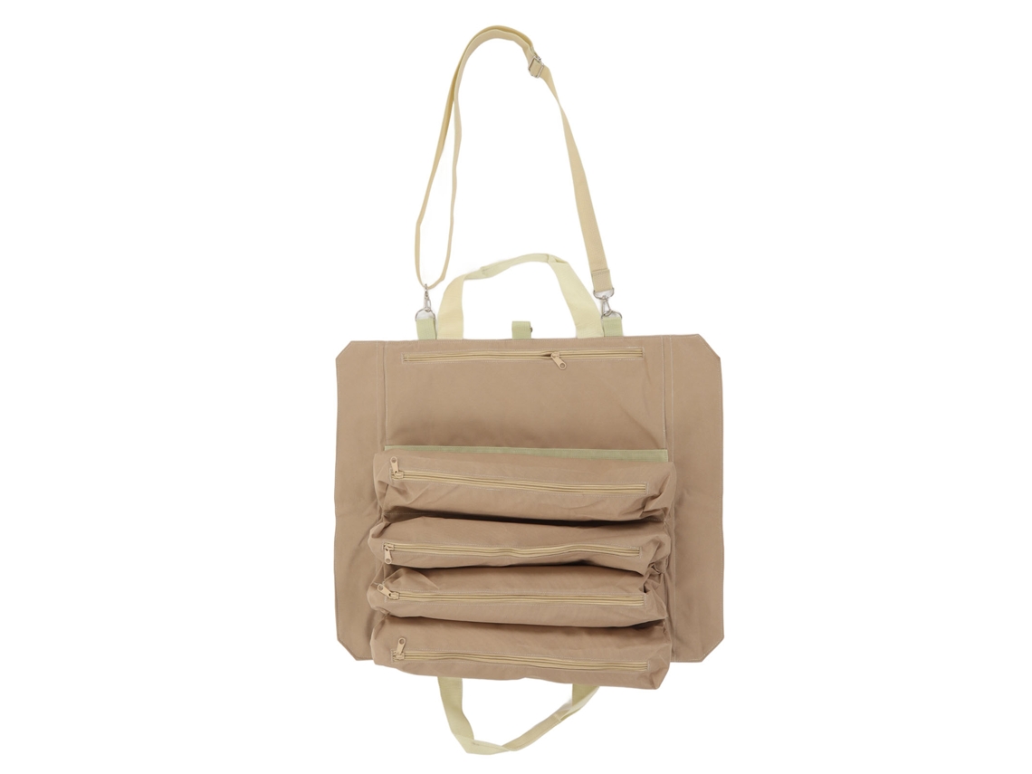 Bolsa de Ferramentas Enrolável Multi Propósito com Múltiplos Bolsos, Plegável Khaki S/MARCA
