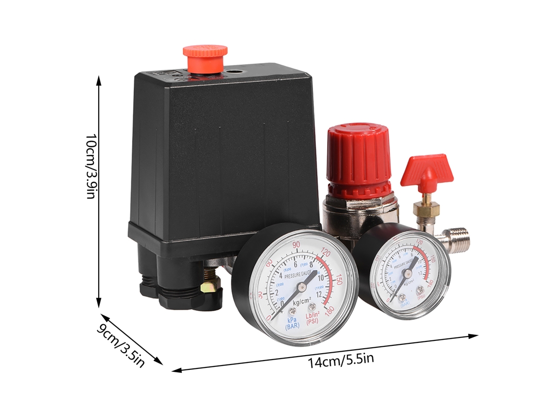 Interruptor De Pressão Regulador Válvula Compressor Ar
