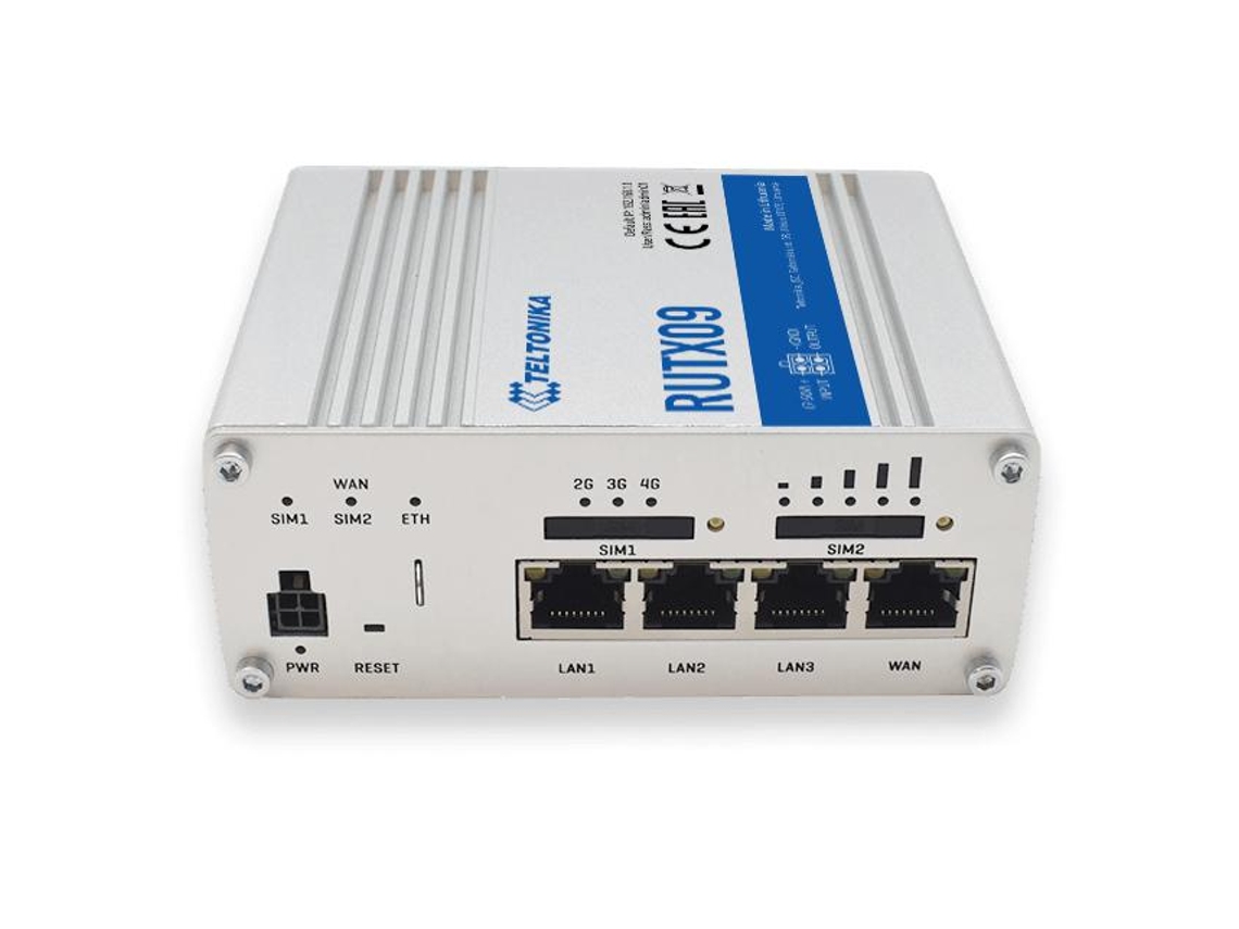 Teltonika Rutx09 Router com Fio Alumínio | Worten.pt
