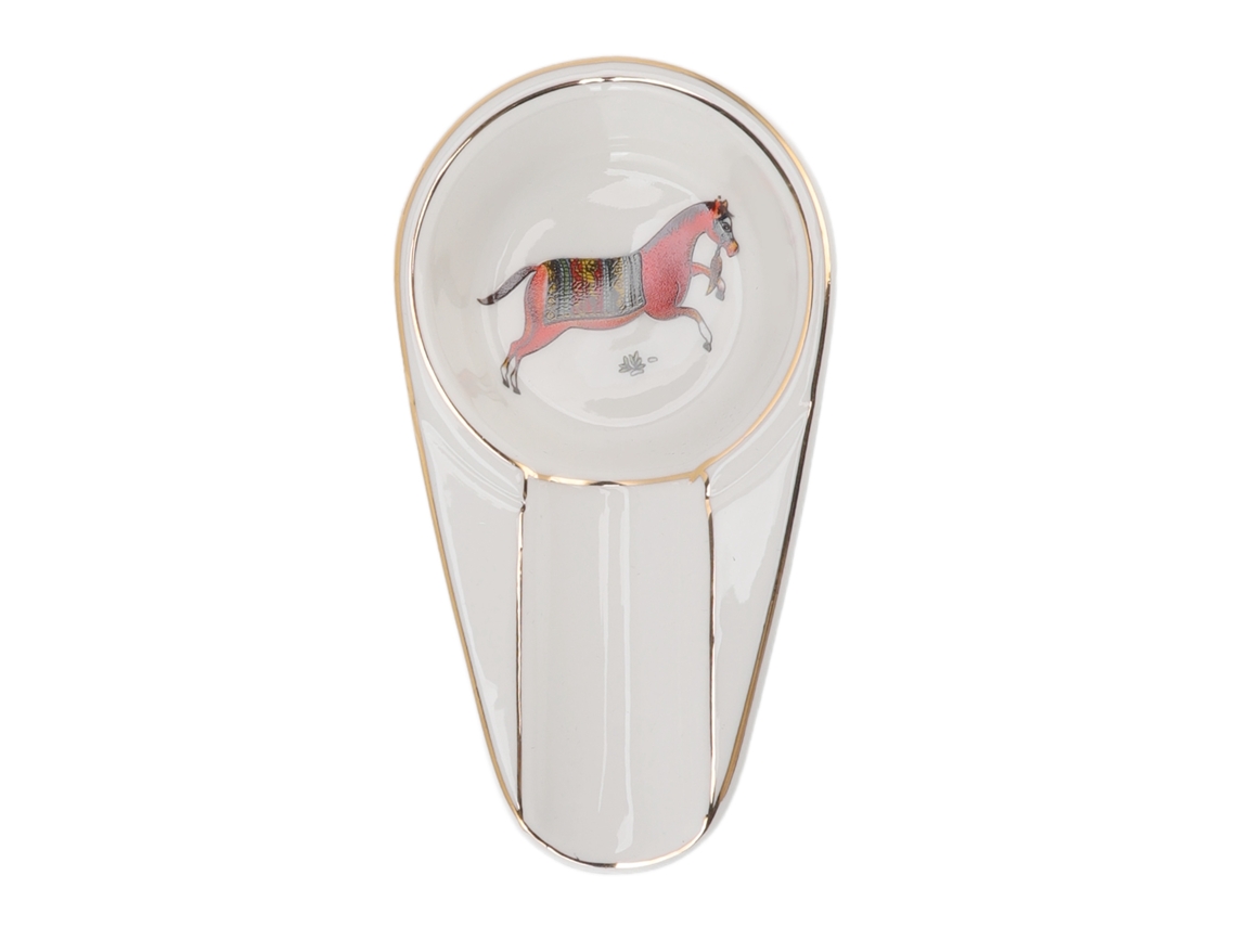Cinzeiro de Cerâmica para Charutos e Cigarros Compacto Decorativo para Escritório e Sala de Estar