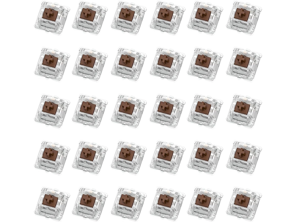 Interruptores Mecânicos Para Teclado, Eixo De Tecla Com Conjunto De 30