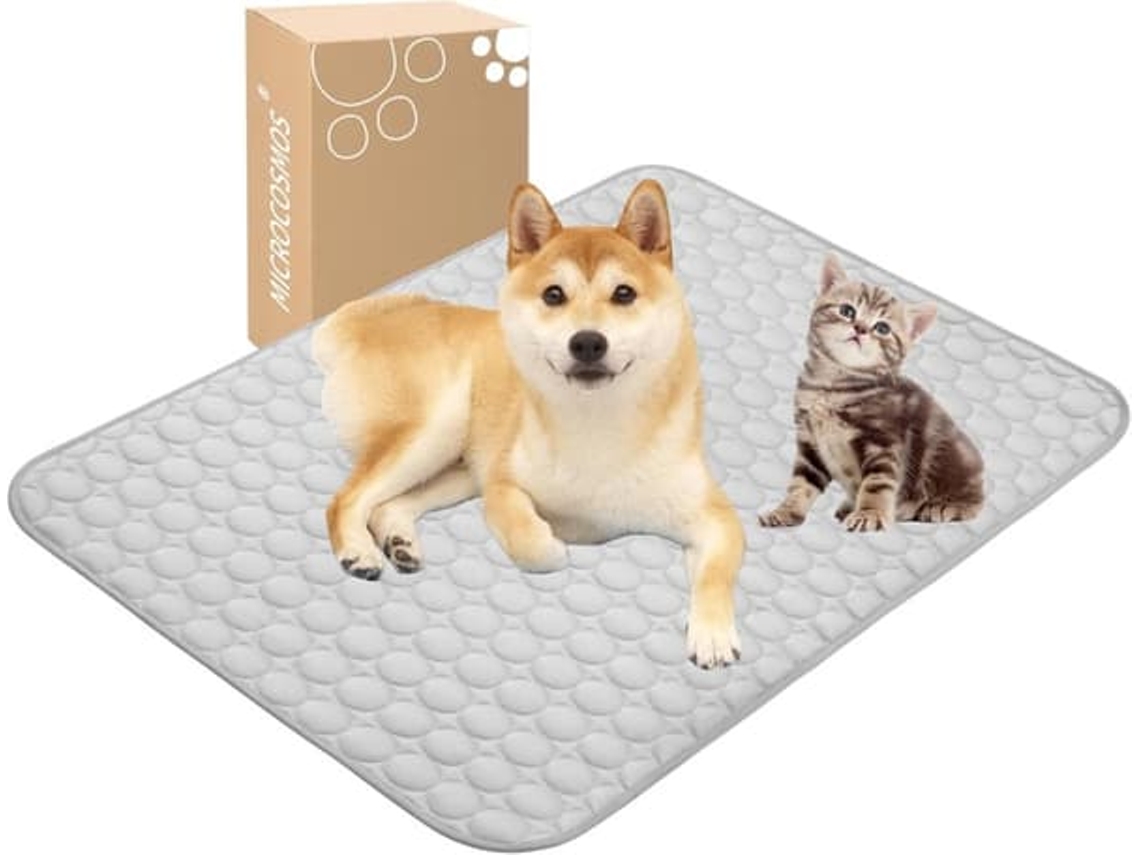 Tapete Refrescante, para Pets, 102x71 Cm, Cinza AQUAFORGE