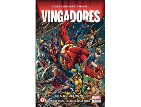 Livro Vingadores - Era de Ultron 1 de Bryan Hitch e Brian Michael Bendis (Português)