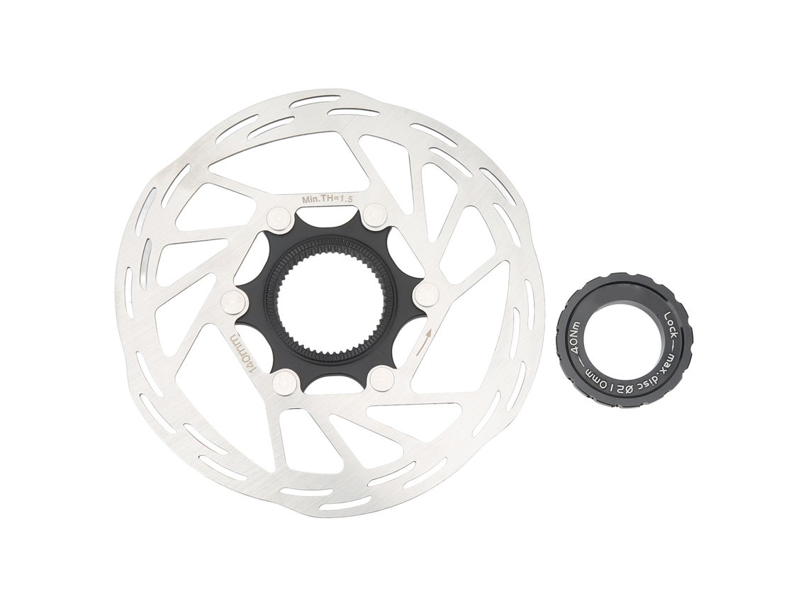 Rotor Mali, de Freio a Disco, 140mm, Aço Inoxidável, Liga de Alumínio, Centerlock