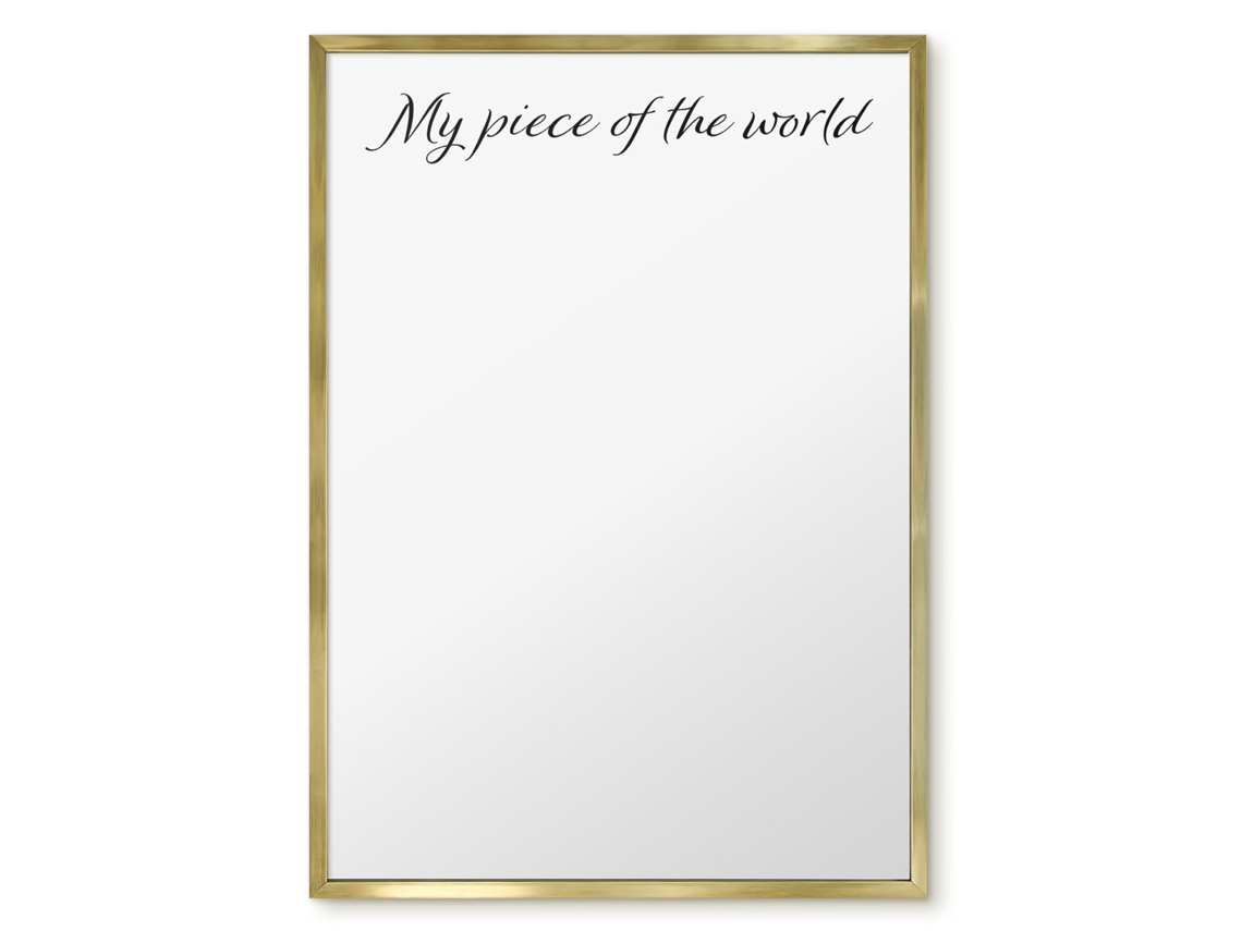 Magnetic Board My Piece Of The World For The Living Room Espelharte (50x70 Cm)