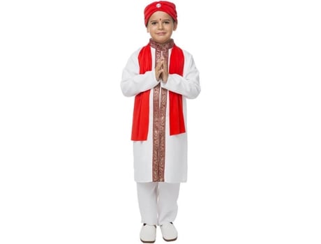 Fato de Menino  Bailarino De Bollywood (Tam: 10 a 12 Anos)