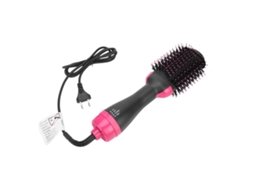 Secador de cabelo elétrico 2026 com escova iônica negativa, escova de ar quente, pente modelador de cabelo, plugue europeu 220V