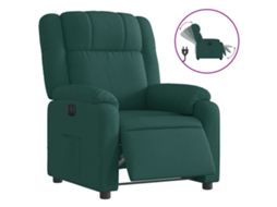 Electric Recliner Chair, Electric Recliner Chairs Vidaxl Verde Tecido