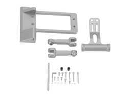Mali suporte de Servo Rc com Kit de Direção Hidráulica em Liga de Alumínio para Carro Scx10 Iii Ar45p 1/10 Peças Diy Cor Titânio