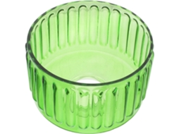 Abajur De Vidro Verde Para Luminária Suspensa, Com Abertura De 51 Mm, Ideal Para Luminárias De Parede E Teto.