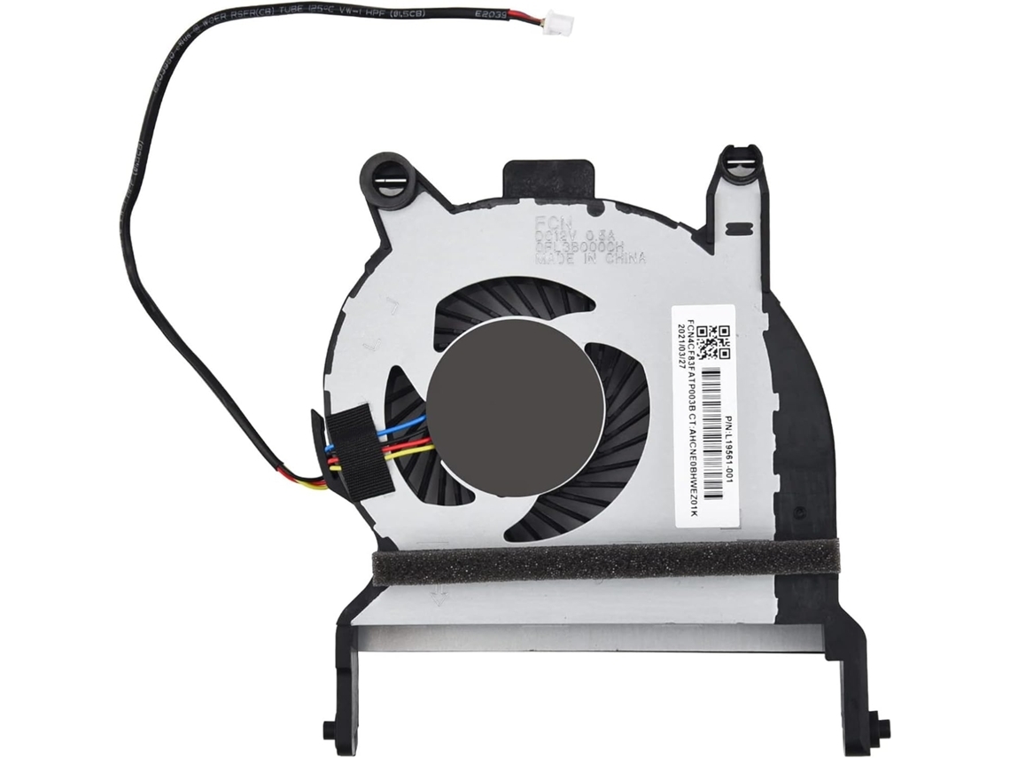 Ventoinha De Cpu De 12v 0,5a Com 4 Pinos Para Laptops