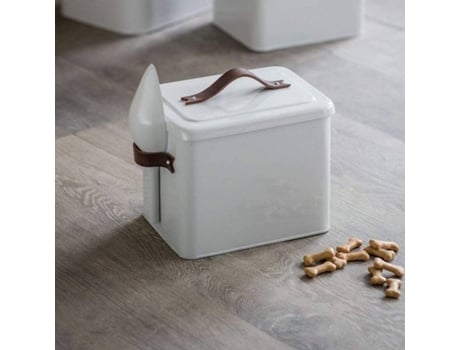 Lata De Armazenamento De Alimentos Para Animais De Estimação Pequenos Com Colher Garden Trading