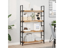 Vidaxl Prateleira Flutuante 100x20x4cm Acácia Maciça Acabamento A Óleo