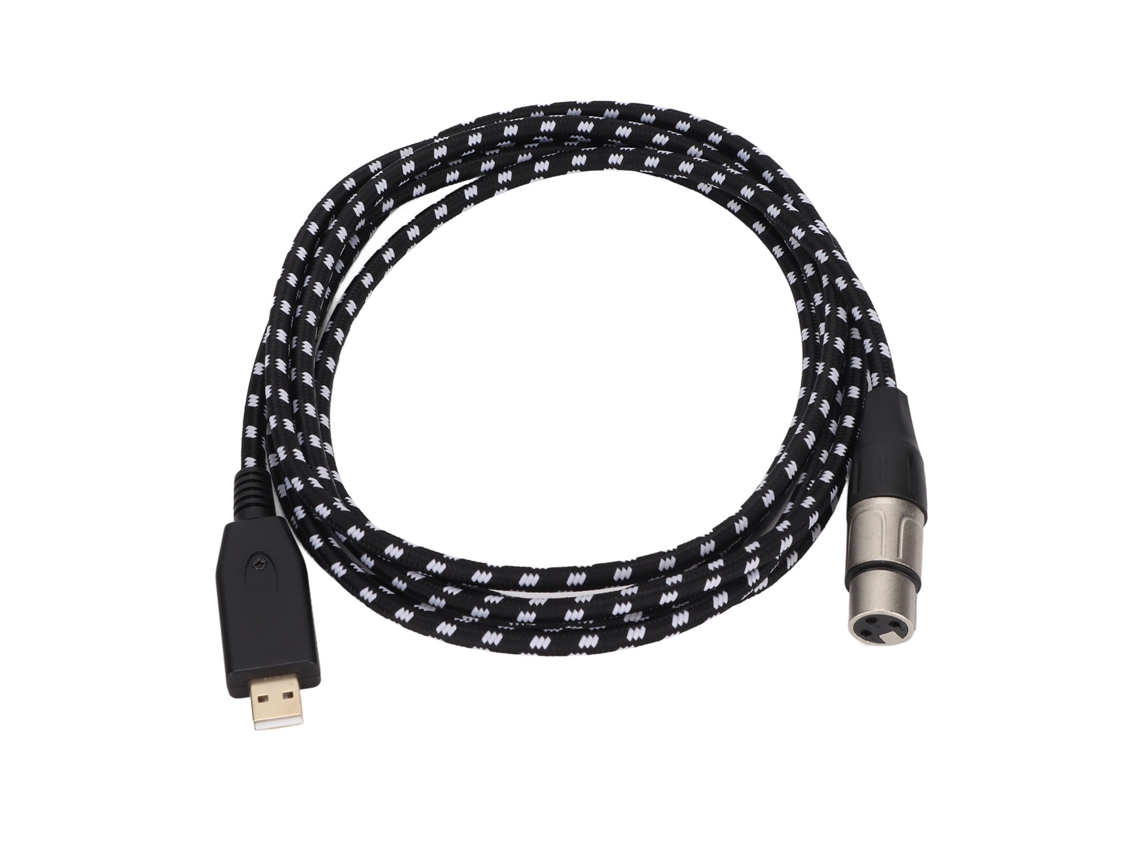 Aetheria cabo Usb para Xlr Feminino 3 Pin para Microfones Gravação Karaoke Sing 3m/9.8ft