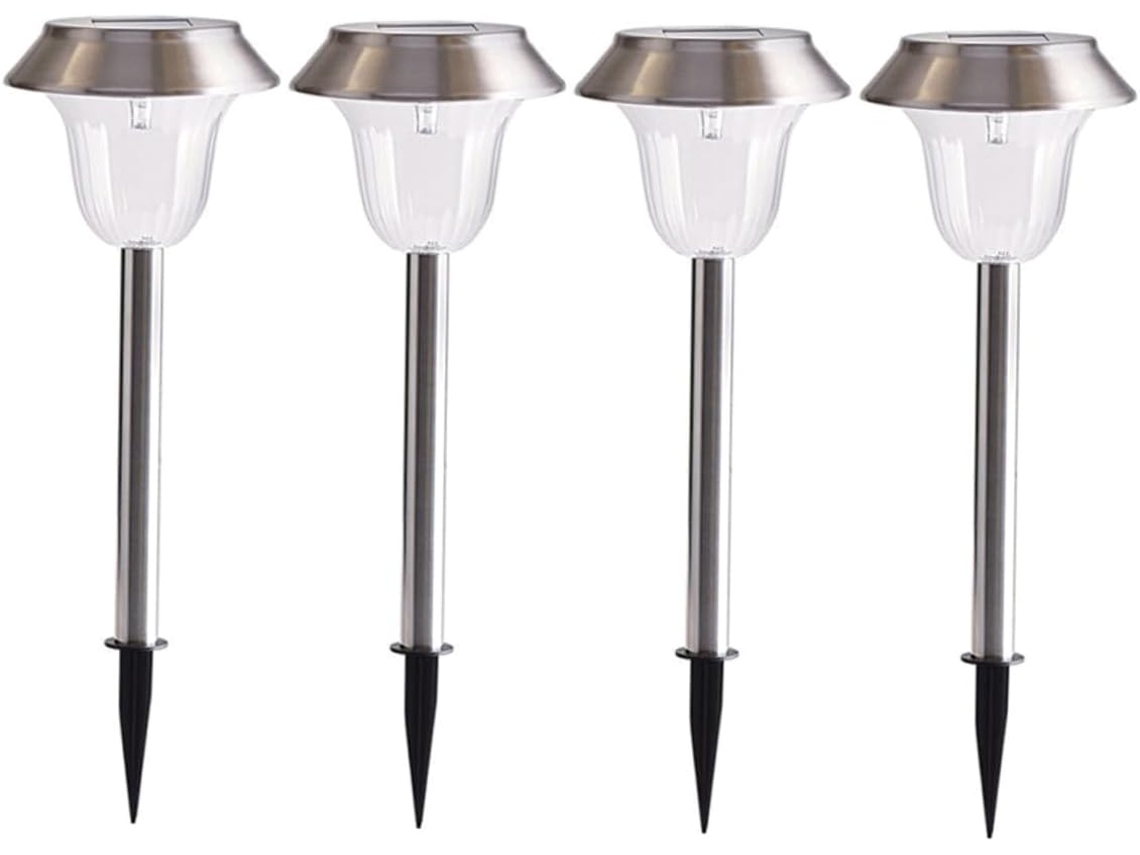 Conjunto de 4 Lâmpadas Solares Led Impermeáveis SFUSHOS
