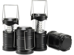Rebe-4 Pack Luzes De Camping Led, Lanterna Plegável Super Brilhante Com Baterias, Kit De Suprimentos De Emergência Portátil