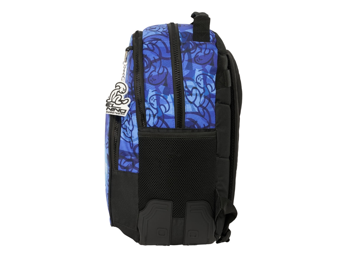 Mochila escolar El Niño Roller (poliéster 300d preto)