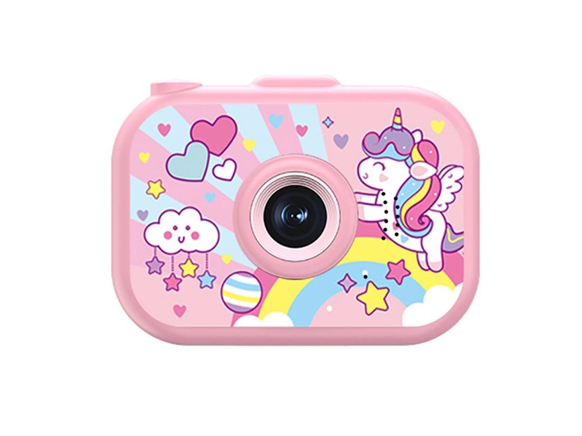 Câmera Infantil Com Suporte Flexível Super Resistente Na Cor Rosa Brilvibera