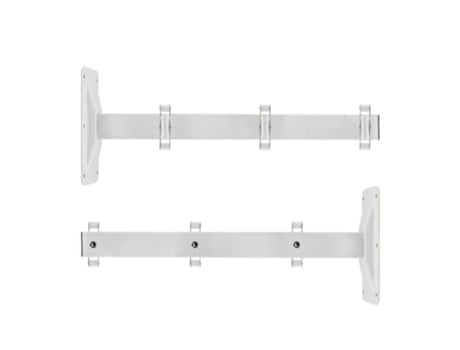 Varal de parede 3 polias branco 30 mt conjunto de cordas Tender Fil