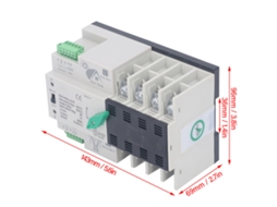 Chave Seletora Automática 4p 63a Ac220v Rail 35mm