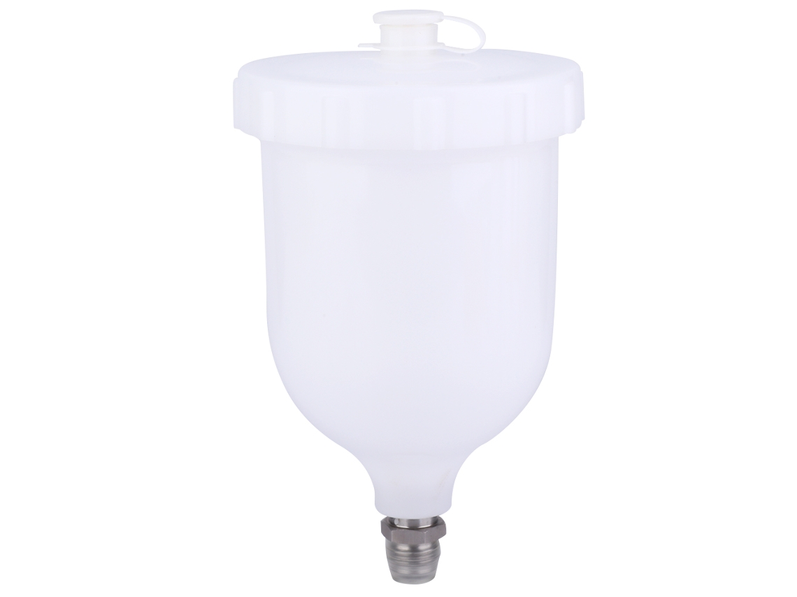Cubo De Pintura De Plástico De Alimentación Por Gravedad De 600ml Para Pistola De Pintura D-evilbiss Gti/t-ekna Pro Pri Flg