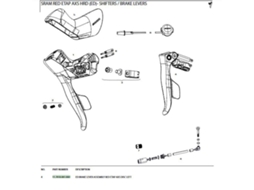 Sram Brake Lever Assembly Left For Red Etap Disc AxsÂ 