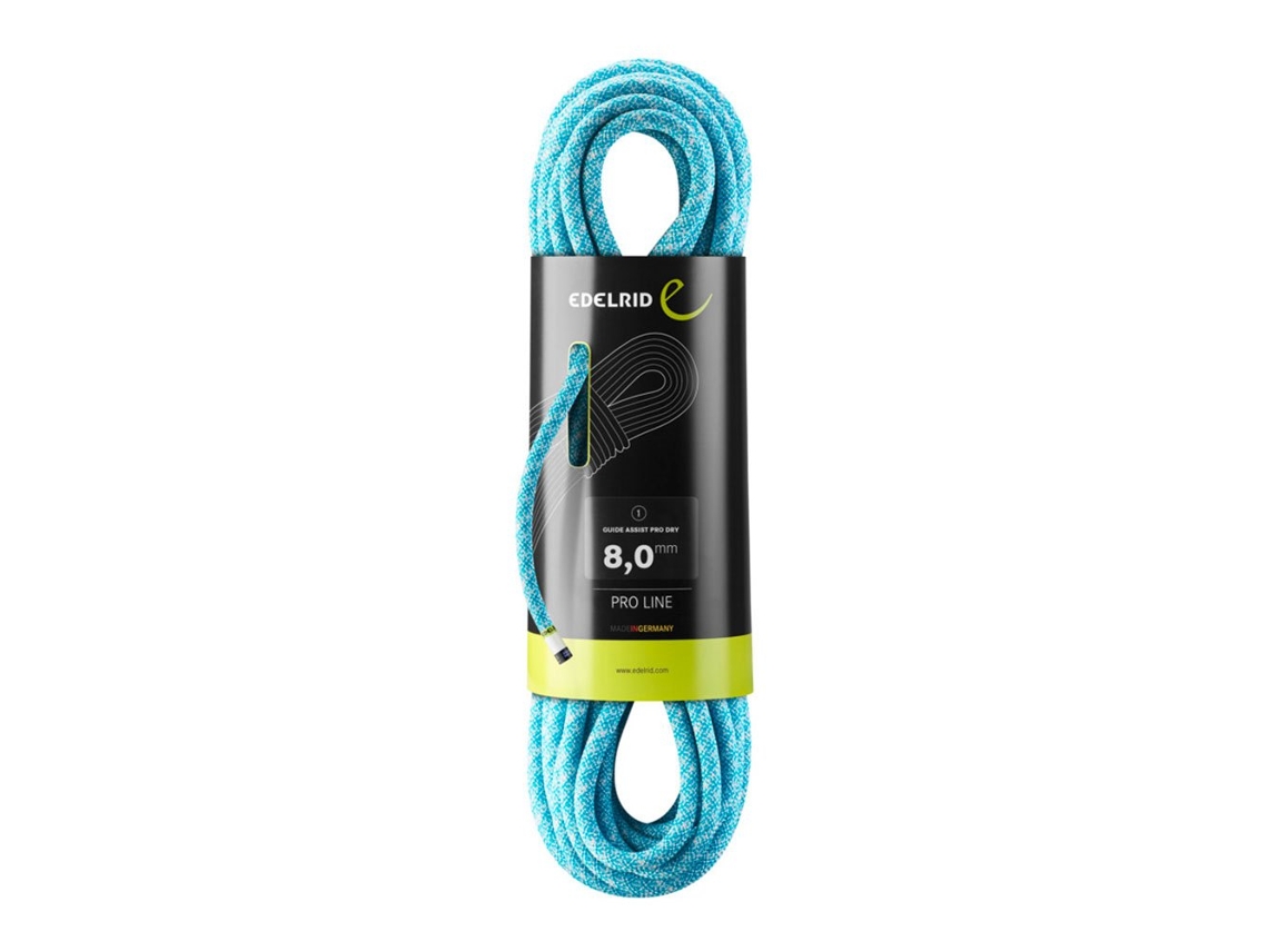 Corda Guide Assist Pro Dry 8 Mm Azul 20 Medelrid