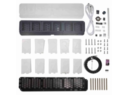 Kit relógio alarme LED digital, 6 dígitos, multifuncional | S/MARCA