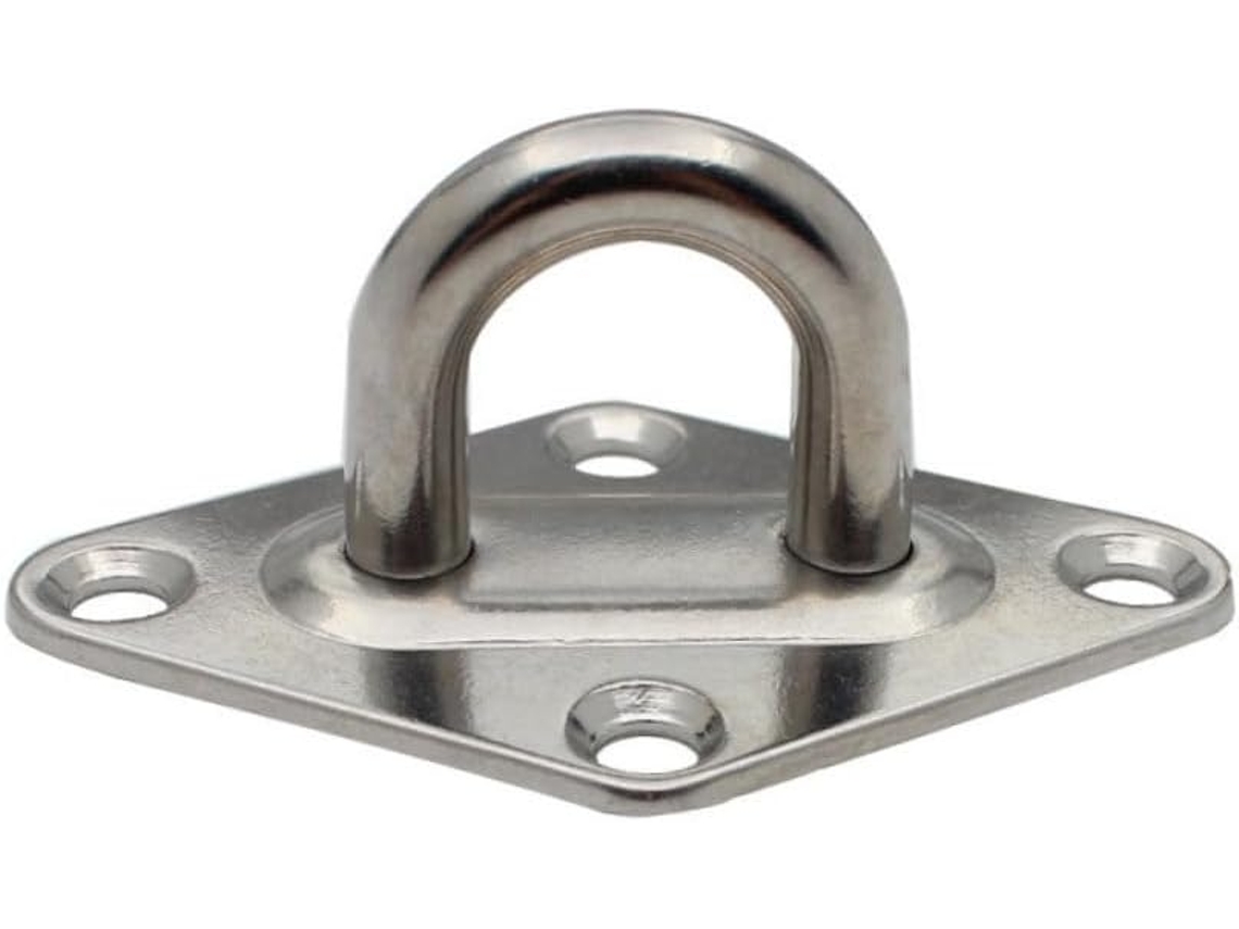 Conjunto De 4 Fechos Porta Em Formato Losango 5mm, Com Fivela De Fixação E Curvatura, Ferragens Práticas Portões De