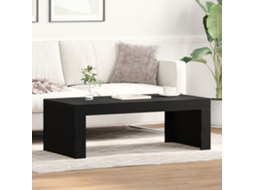 Mesa De Centro Preto Carvalho 102x50x35 Cm Madeira Engenheirada Lovely Home