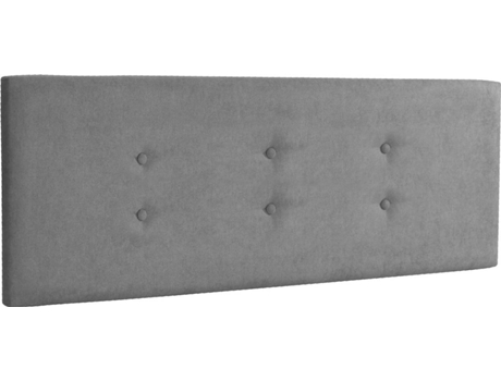 Cabeceira de Cama DHOME Estofada (Cinzento - Tecido - 160 x 5 x 50 cm)