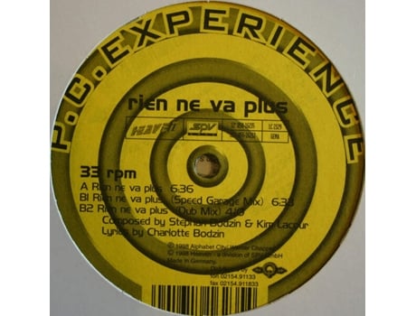 Vinil Rien Ne Va Plus Heaven