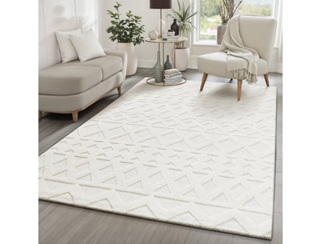 Tapete The Carpet Everest Moderno Losango - Creme - 200 X 290 Cm